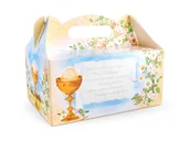 Dekoracje i nakrycia stołu na imprezę - Ozdobne pudełka na ciasto komunijne, 10 sztuk - miniaturka - grafika 1