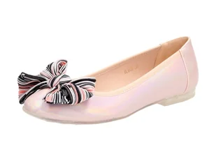 Baleriny damskie Sergio Leone Bl605 Róż - Baleriny - miniaturka - grafika 1
