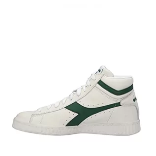 Koszulki i topy damskie - Diadora Unisex Dorośli Game L Wysokie Woskowane sneakersy Hi-Top, C1161 White Foliage - 41 EU - grafika 1