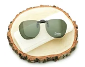 Akcesoria do okularów - Nakładki przeciwsłoneczne z polaryzacją na okulary korekcyjne zielone NA-210 - miniaturka - grafika 1
