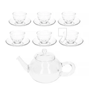 1 Zestaw do herbaty HARIO Donau Tea kolor przeźroczysty - Serwisy do kawy i herbaty - miniaturka - grafika 2