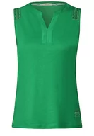 Koszulki i topy damskie - Cecil Damski top letni, zielony (Fresh Green), XXL - miniaturka - grafika 1