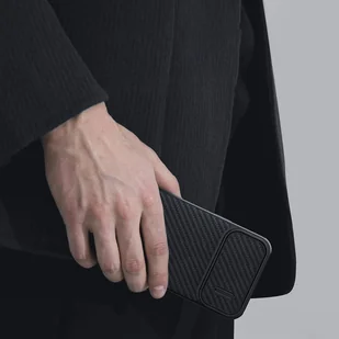 Nillkin Synthetic Fiber S Case etui iPhone 14 Pro Max z osłoną na aparat czarny - Etui i futerały do telefonów - miniaturka - grafika 13