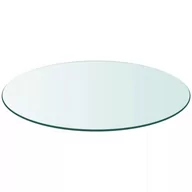 Blaty meblowe i parapety okienne - Blat stołu szklany okrągły 600 mm - miniaturka - grafika 1
