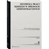Prawo - Metodyka pracy sędziego w sprawach administracyjnych Barbara Adamiak Janusz Borkowski - miniaturka - grafika 1