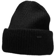 Czapki damskie - Czapka Damska 4F Głęboka Czerń H4Z22 Cad005 20S M - miniaturka - grafika 1