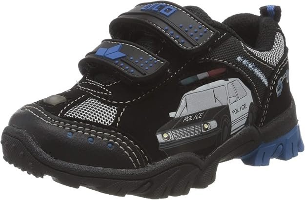 LICO SPORTOWE BUTY DZIECIĘCE Z POLICJĄ CZARNE ŚWIECĄCE 26 16AA