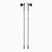 Kije trekkingowe - Kije nordic walking LEKI Spin czarno-srebrne 65326161 - miniaturka - grafika 1