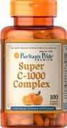 Suplementy naturalne - Puritan's Pride Puritan's Pride Super C-1000 Complex - 100 tabletek - miniaturka - grafika 1