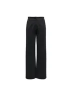 Spodnie damskie - ONLY Spodnie materiałowe Poptrash 15341829 Czarny Straight Fit - miniaturka - grafika 1