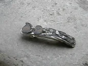 Ozdoby do włosów - Amonity w roślinach - klamra - miniaturka - grafika 1