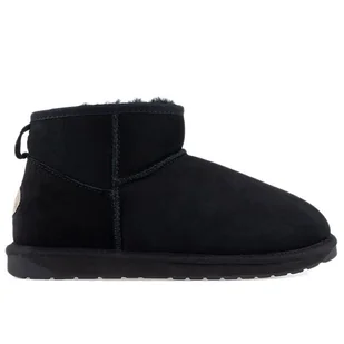 Buty Emu Australia Stinger Micro W10937BLAK - czarne - Botki damskie - miniaturka - grafika 1