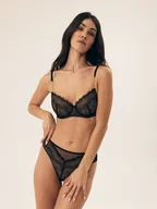 Majtki damskie - Majtki Figi Bonjour Esotiq czarny L - miniaturka - grafika 1