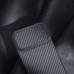 Nillkin Synthetic Fiber S Case etui iPhone 14 Pro Max z osłoną na aparat czarny - Etui i futerały do telefonów - miniaturka - grafika 11
