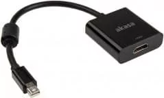 Adapter AV Akasa DisplayPort Mini - HDMI czarny (AK-CBDP09-20BK) - Kable - miniaturka - grafika 1