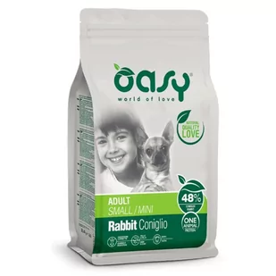 OASY Karma dla psa 2,5kg Adult Small Mini z królikiem - Sucha karma dla psów - miniaturka - grafika 1