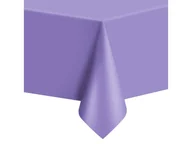 Dekoracje i nakrycia stołu na imprezę - Obrus foliowy jasnofioletowy - 137 x 274 cm - 1 szt. - miniaturka - grafika 1