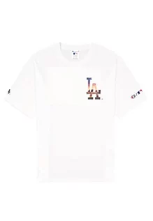 Koszulki męskie - Champion T-shirt męski, Biały La (Ww001), M - grafika 1