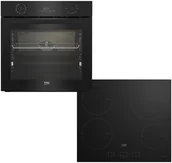 Zestawy AGD - Zestaw AGD do zabudowy Beko Piekarnik BBIR17300BCS + Płyta indukcyjna HII64200MT - miniaturka - grafika 1