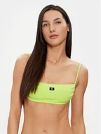 Stroje kąpielowe - Calvin Klein Swimwear Góra od bikini KW0KW02395 Zielony - miniaturka - grafika 1