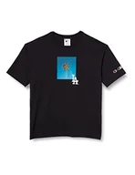 Koszulki męskie - Champion T-shirt męski, Czarny La (Kk001), XXL - miniaturka - grafika 1