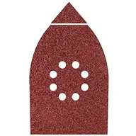 Materiały ścierne - Wolfcraft Nakładka ścierna samoprzyczepna korund 107 x 142 mm gr.60 (6szt.) 1791000 - miniaturka - grafika 1