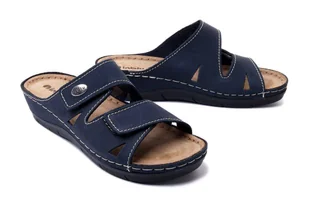 INBLU OE-02 004 granatowy, klapki profilaktyczne damskie - Inblu - Klapki i japonki damskie - miniaturka - grafika 1