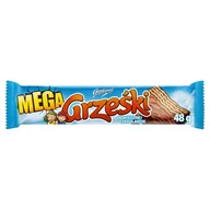 Batoniki - Grześki Mega W Mlecznej Czekoladzie Wafel Przekładany Kremem Kakaowym W Czekoladzie Mlecznej 48 G - miniaturka - grafika 1