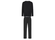 Piżamy męskie - esmara Men Piżama męska z bawełną (Czarny, L (52/54)) - miniaturka - grafika 1