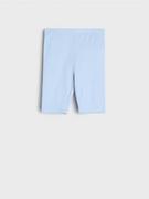 Spodnie i spodenki dla dziewczynek - Sinsay - Kolarki - błękitny - miniaturka - grafika 1