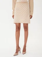Spódnice - Guess Spódnica ołówkowa W5BD81 Z3JD2 Beżowy Slim Fit - miniaturka - grafika 1