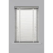 Żaluzje - Trendiy Decosol Żaluzje drewniane, 50 mm, 100 x 130 cm, białe - miniaturka - grafika 1