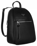 Plecaki - Praktyczny miejski plecak damski ze skóry ekologicznej — David Jones - miniaturka - grafika 1