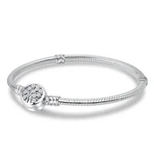 Bransoletki - Bransoletka Modułowa Pandora Srebro 925 Charms Drzewo Rodzinne 21 cm - miniaturka - grafika 1