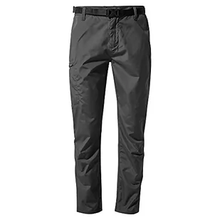 Craghoppers Męskie spodnie do chodzenia Kiwi Boulder Nosi Defence, Czarna papryka, 40W / 33L - Spodenki męskie - miniaturka - grafika 1