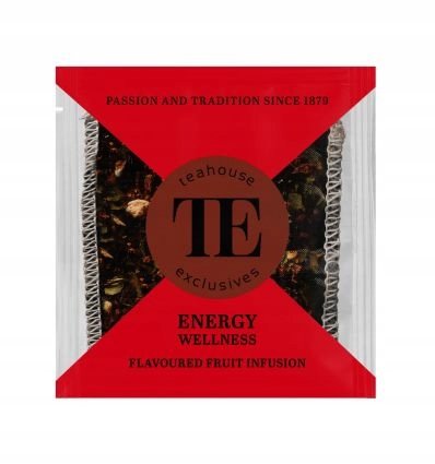 Herbata Teahouse Luxury Energy 100 szt z naturalnym aromatem wiśni