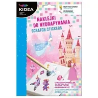 Szkolne artykuły papiernicze - Naklejki do wydrapywania Magiczny Świat KIDEA - DERFORM - miniaturka - grafika 1