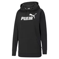 Bluzy damskie - PUMA Ess Wydłużone Logo Bluza TR Bluza damska - miniaturka - grafika 1