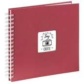 Albumy fotograficzne - Hama Spiral Album-Fine Art, 28 x 24 cm, 50 białych stron, Bordeaux 00001965 - miniaturka - grafika 1