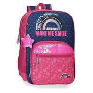 Plecaki - Movom Brokatowy tęczowy plecak wielokolorowy 30 x 39 x 12 cm poliester 16,93 l - miniaturka - grafika 1