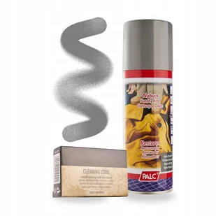 Spray Renowator Ciemnoszary i Gumka do Czyszczenia Zamszu Palc Zestaw 2w1 - Środki do obuwia i ubrań Spray Renowator Ciemnoszary i Gumka do Czyszczenia Zamszu Palc Zestaw 2w1 - Środki do obuwia i ubrań - miniaturka - grafika 1