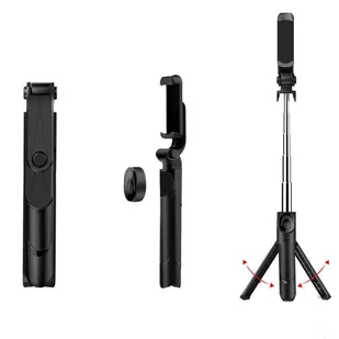 Selfie stick Alogy Mini Tripod uchwyt do telefonu Bluetooth kijek monopod pilot Czarny - Monopody - miniaturka - grafika 8
