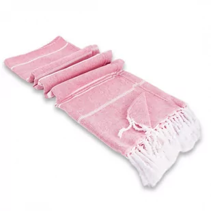 Ręcznik Plażowy Bawełniany 100x180cm Sułtański Różowy REC50WZ5 - Ręczniki - miniaturka - grafika 1