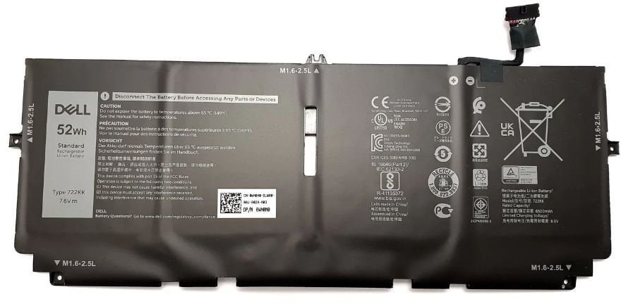 Dell 52Wh Lithium Ion battery for