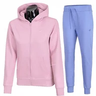 Spodnie sportowe damskie - 4F DAMSKI DRES BAWEĹNA KOMPLET BLUZA SPODNIE / rozm XL - miniaturka - grafika 1