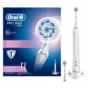 Braun Oral-B Pro 900 SensiUltraThin Biały - Szczoteczki elektryczne - miniaturka - grafika 1