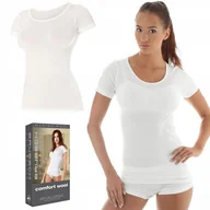Koszulki i topy damskie - BRUBECK SS11020 koszulka damska T-SHIRT - S - miniaturka - grafika 1