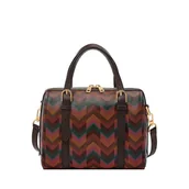 Torebki damskie - Fossil Women's Carlie Satchel Bag, brązowa, brązowy - miniaturka - grafika 1