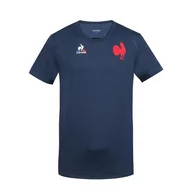 Rugby - Koszulka do rugby dla dzieci Le Coq Sportif Perf Tee FFR - miniaturka - grafika 1