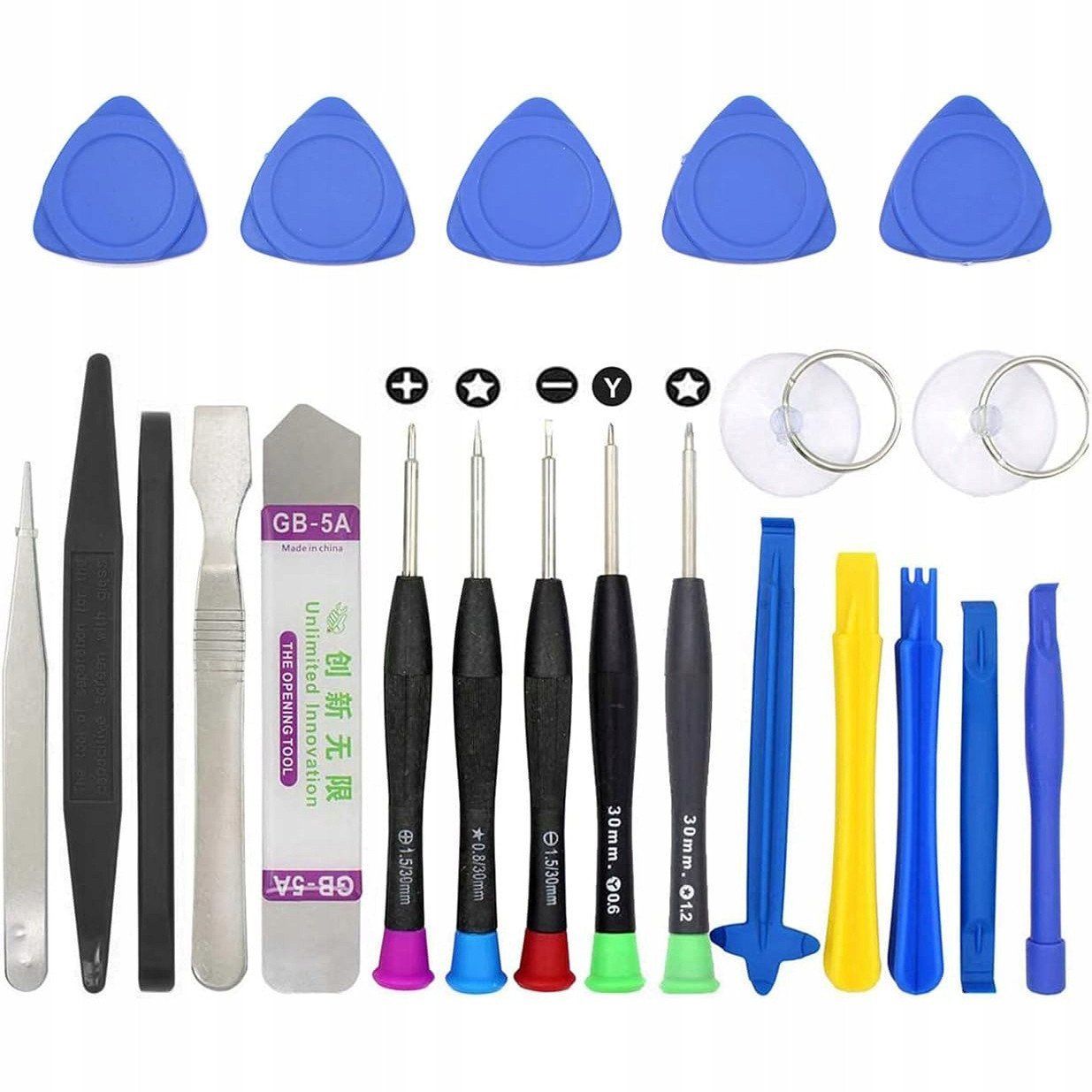 ZESTAW PRECYZYJNYCH WRKĘTAKÓW 25W1 DO NAPRAWY IPHONE SMARTFONÓW APPLE GSM